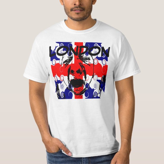 T-SHIRT LONDON BABY KING (Devant)
