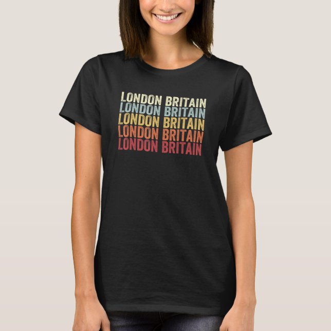 T-shirt London Britain Pennsylvania London Britain PA Retr (Devant)