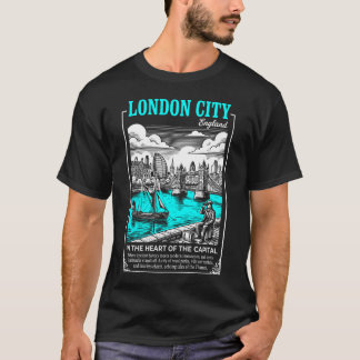T-shirt London City England In the Heart of the Capital