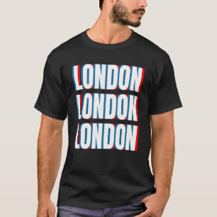 T-shirt London Souvenir City Royaume-Uni Hommes Femmes