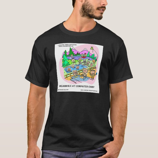 T-shirt Londons Times Cartoon Tees (Devant)
