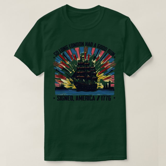 T-shirt Londres A Eu Une Telle Promesse (Design devant)