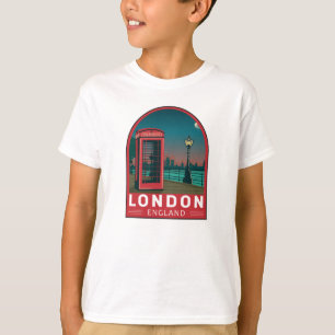 T-shirt Londres Angleterre Retro Travel Art Vintage