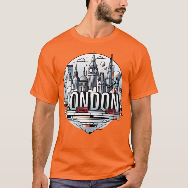 T-shirt Londres Angleterre Royaume-Uni (Devant)