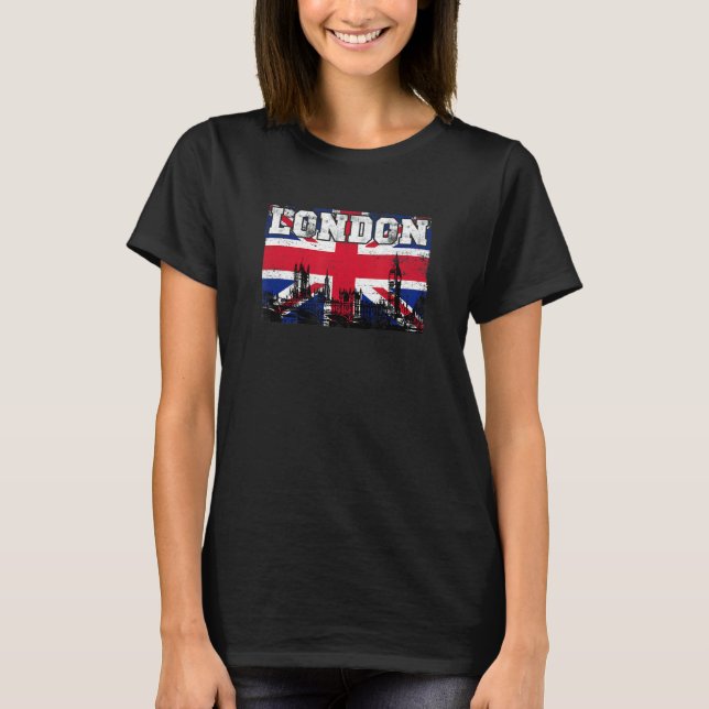 T-shirt Londres Angleterre Royaume-Uni Europe (Devant)