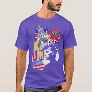 T-shirt Londres Angleterre Royaume-Uni Punk Rock Music
