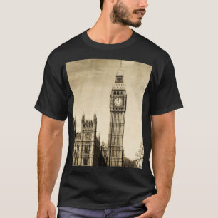 T-shirt Londres Big Ben : Vintage View