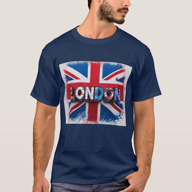 T-shirt Londres est ma ville (Devant)