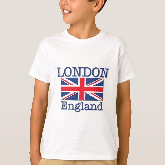 T-shirt Londres et Union Jack (Devant)