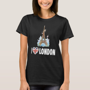 T-shirt Londres - I Love Londres - I Heart London Funny Ei