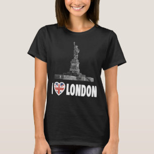 T-shirt Londres - I Love Londres - I Heart London Funny Li