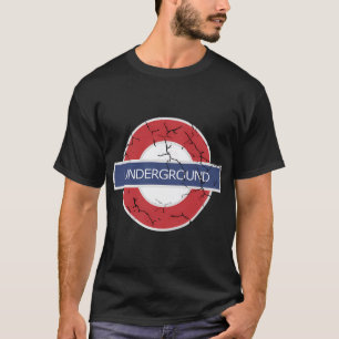 T-shirt Londres Métro Uk Métro Distorsion Londres Bree