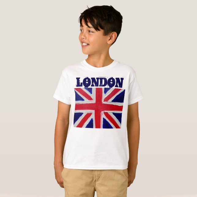 T-shirt Londres Modern Boys Angleterre Royaume-Uni (Devant entier)