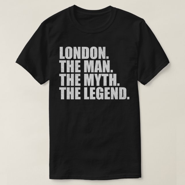 T-shirt Londres Nom Londres prénom Londres (Design devant)