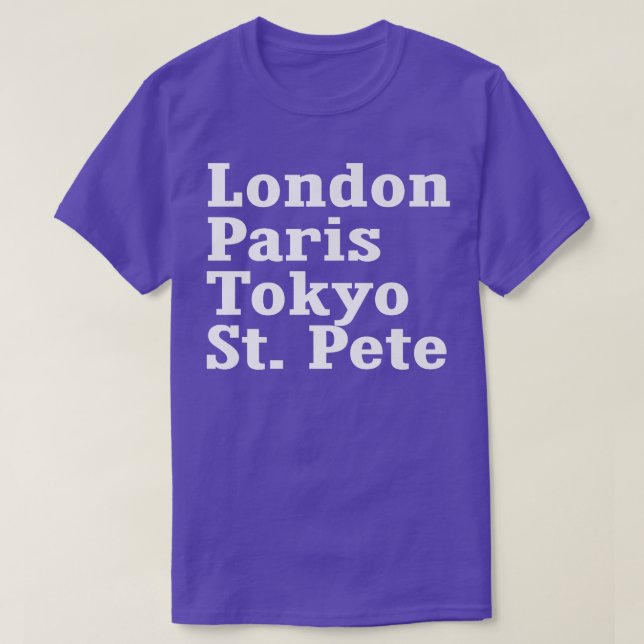 T-shirt Londres Paris Tokyo St (Design devant)