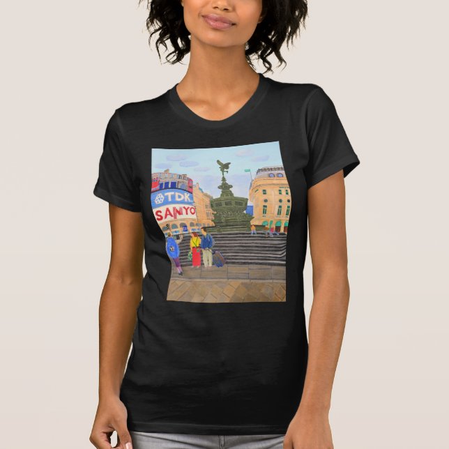 T-shirt Londres, Piccadilly Circus (Devant)