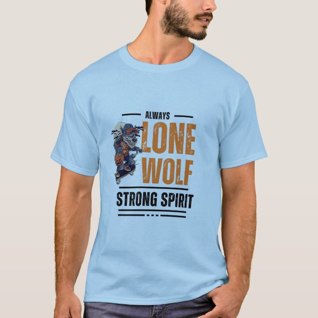 T-shirt Lone Wolf Collection - Conception audacieuse pour  (Devant)