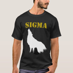 T-shirt Lone Wolf Homme Sigma moderne minimaliste