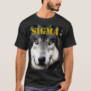 T-shirt Lone Wolf Homme Sigma moderne minimaliste
