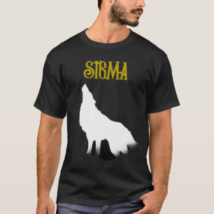 T-shirt Lone Wolf Homme Sigma moderne minimaliste