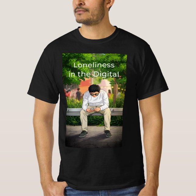 T-shirt Loneliness in the Digital Age (Devant)