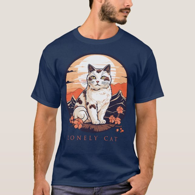 T-shirt Lonely Cat (Devant)