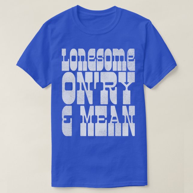 T-shirt Lonesome Onry et Moean (Design devant)