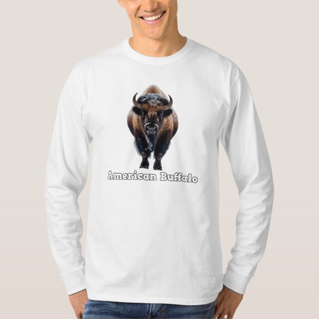 T-Shirt Long American Buffalo (Devant)