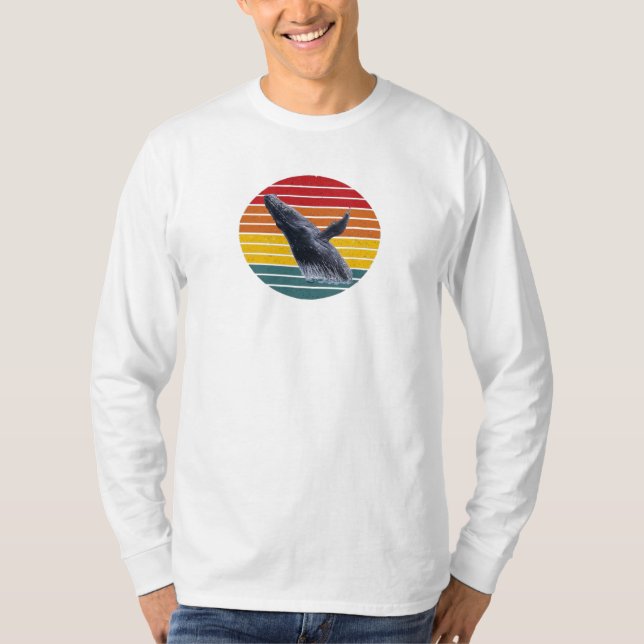T-shirt long baleine à bosse (Devant)