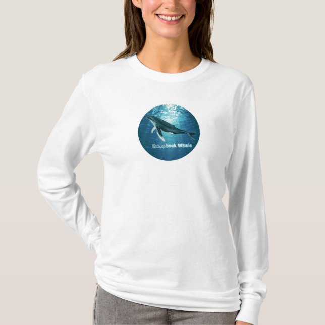 T-shirt long baleine à bosse (Devant)