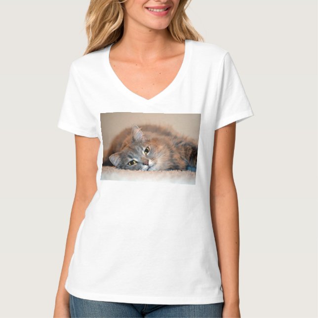 T-shirt Long chapeau bleu russe par Shirley Taylor (Devant)