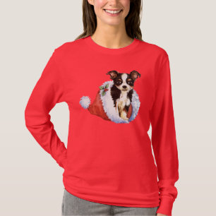 T-shirt Long chiwawa heureux de manteau de Howliday
