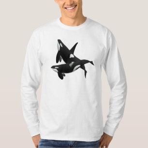 T-shirt long de la baleine tueuse