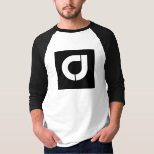 T-shirt Long dessus de la douille des hommes avec la