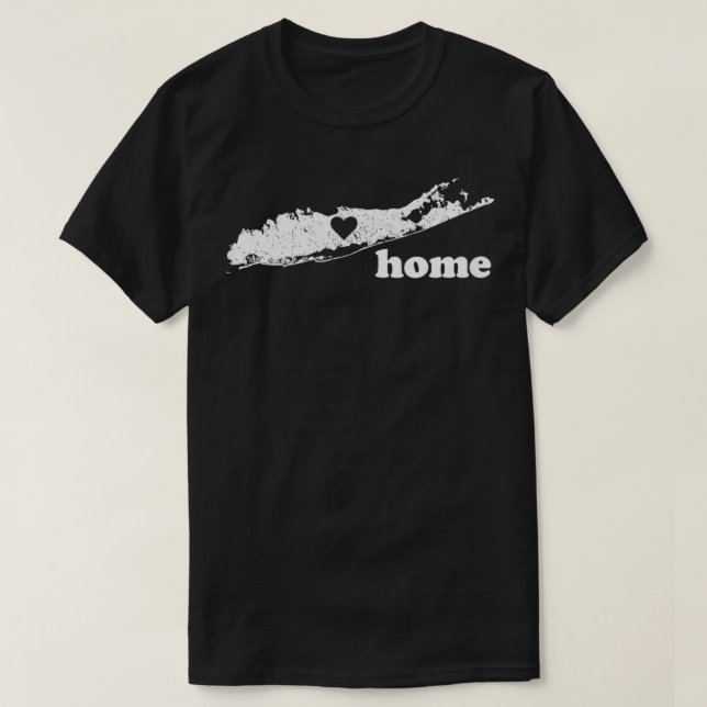 T-shirt Long Island Home Représenter Long Island NY est no (Design devant)