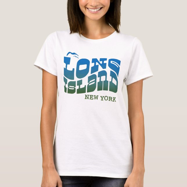 T-shirt Long Island New York (Devant)