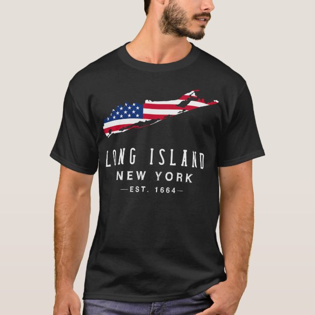 T-shirt Long Island Ny Souvenir Tee Native Long Island M (Devant)