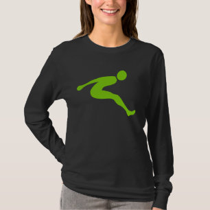 T-shirt Long Jump - Martian Green