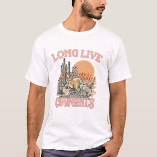 T-shirt Long Live Howdy Rodeo Western Country Southern Cow