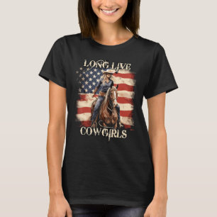 T-shirt Long Live Howdy Rodeo Western Country Southern Cow