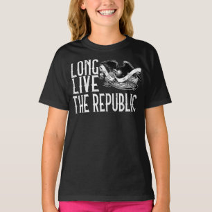 T-shirt LONG LIVE REPUBLIC - avec Aigle & Banner