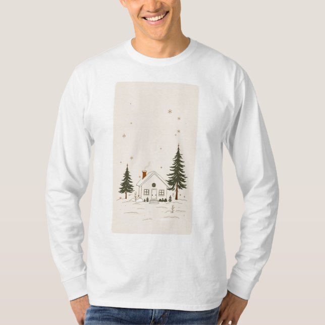 T-shirt long manches Cabine hiver (Devant)