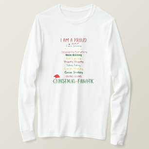 T-shirt long manches de Noël