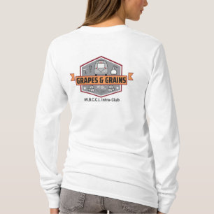 T-shirt long manches pour dames avec logo