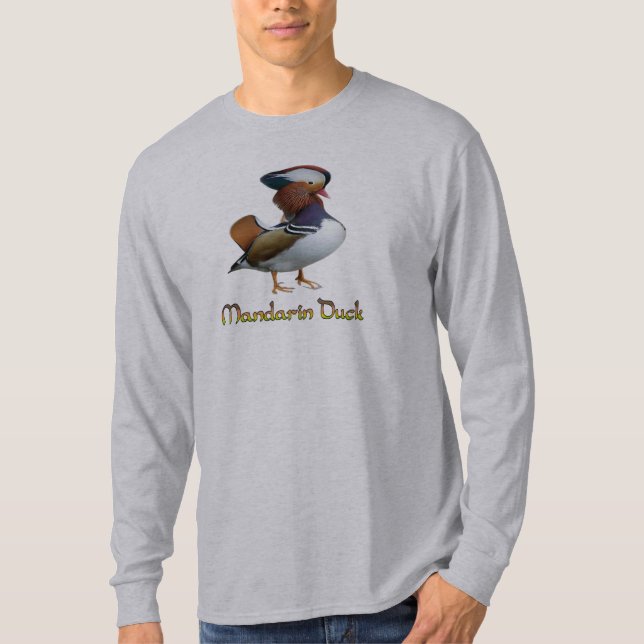 T-shirt long Mandarin Duck (Devant)