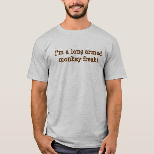 T-shirt long phénomène armé de singe !