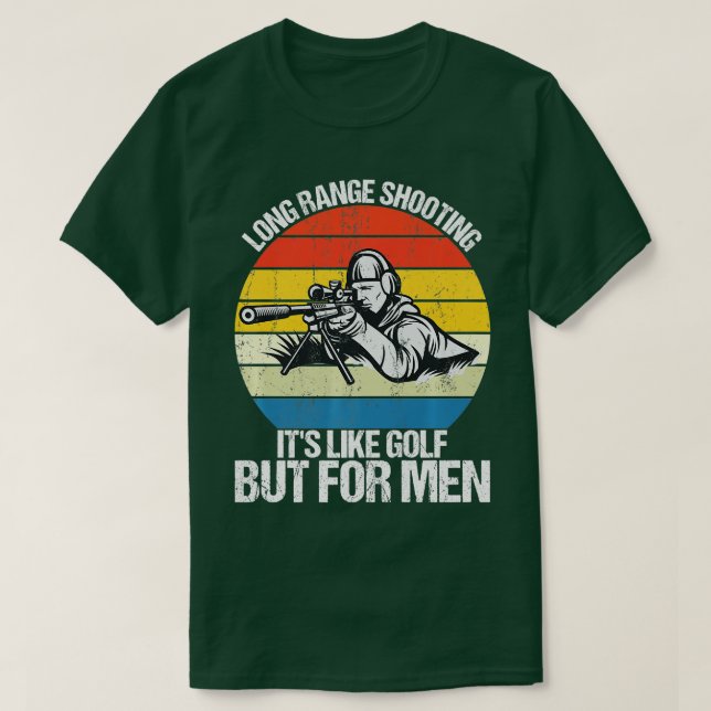 T-shirt Long Range Tirant Sur Son Comme Golf Mais Pour Les (Design devant)