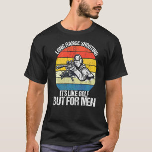 T-shirt Long Range Tirer C'est comme du golf mais pour les
