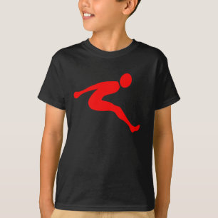 T-shirt Long saut - rouge