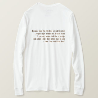 T-shirt Long-SL pièce en t, maman Bone de la photo une de